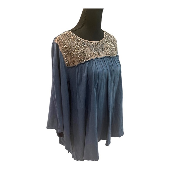 Anthropologie Deletta Josephine Embellished Top Large - Picture 5 of 15